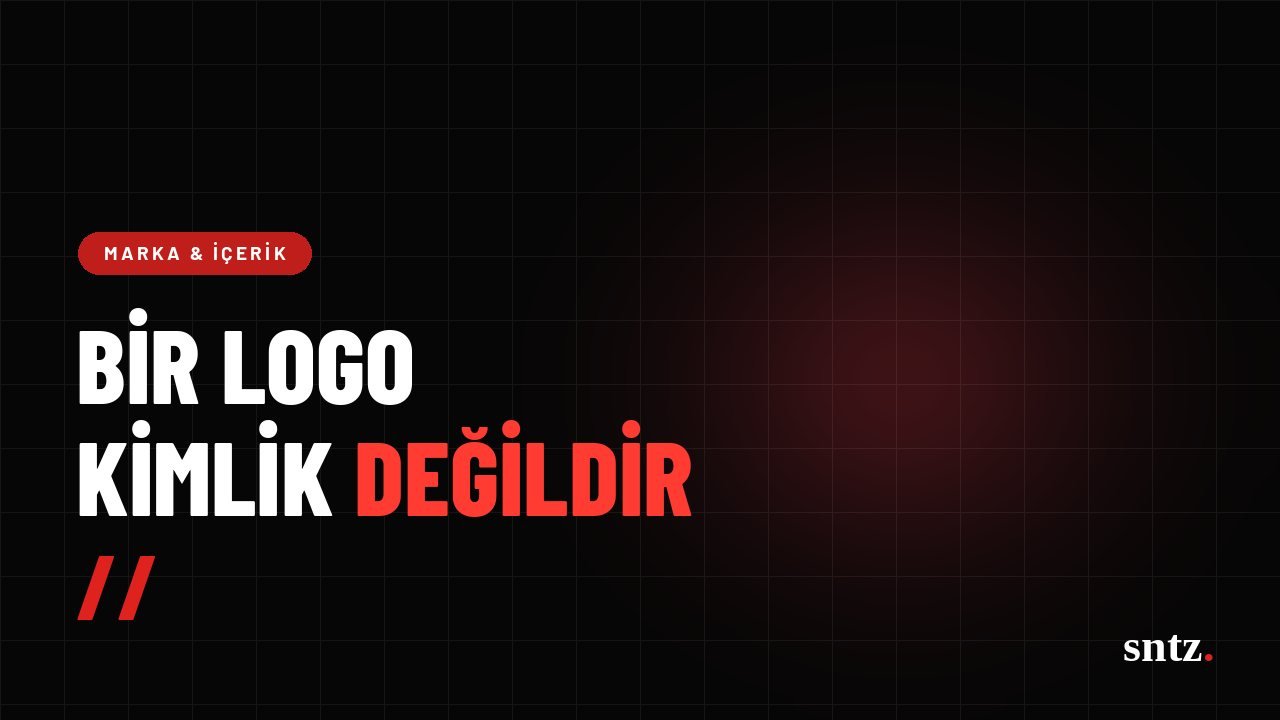 Logo Bir Kimlik Değildir